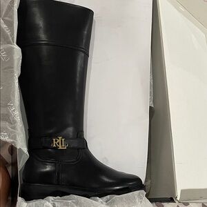 Ralph Lauren Women's Black Heeled Boots sold